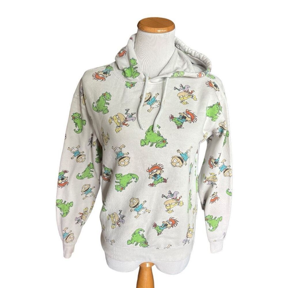 Womens Nickelodeon The Rugrats Y2K 90s Hoodie Sweatshirt - Sz XS